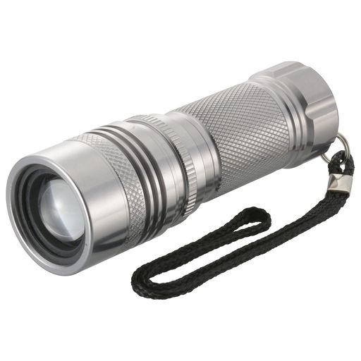 懐中電灯 LED ハンディライト 防水LEDズームライト SPARKLED ZOOM 500lm LHA-SP500Z-S 08-1337 オーム電機