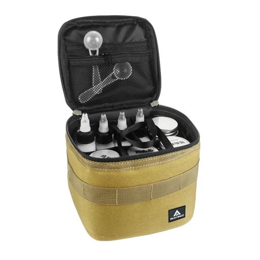 調味料収納袋スパイスボックススパイスジャー収納袋、保存容器バーベキュー調味料袋収納袋ポータブルセットアウトドアキャンプピクニックバーベキュー調味料袋(収納ポーチ14点セット…