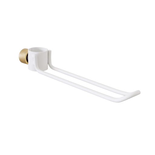 Hooks - DRAWALINE015HookBWhiteドローアラインフックBホワイト縦専用パーツ幅3.5x奥行22x高さ3cm耐荷重2kgD-HB-WH