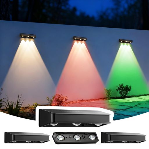 ガーデン 1.【2025年最新モデル】3灯珠でより明るく、洗練されたデザイン:進化した庭ライトソーラーの形です。2025年最新のソーラーライト屋外用は、尖端的な集光LEDチップと先進的な反射ミラー技術を採用し、広範囲を明るく照らす、広がる全夜照明を実現。高輝度LEDを3灯搭載し、よりパワフルな光量となった太陽光ledライト屋外です。スリムでモダンなデザインにアップデートされ、外構ライトソーラーとしてもお庭の景観を美しく引き立てます。 2.光センサー搭載&amp;10種類のカラーで楽しむ庭演出:ガーデンライトソーラーとしての機能性と演出性を兼ね備えました。光センサーにより、暗くなると自動で点灯。ワンタッチで切り替え可能な全10種類のカラーモードで、実用的な照明としてだけでなく、お好みのシーンに合わせてカラフルな雰囲気灯としてもお楽しみいただけます。夜の庭ライトソーラーとして、あなただけの特別な空間を演出します。 3.大容量バッテリー&amp;高出力ソーラーパネルで長時間点灯:長時間点灯を実現する太陽光ledライト屋外です。