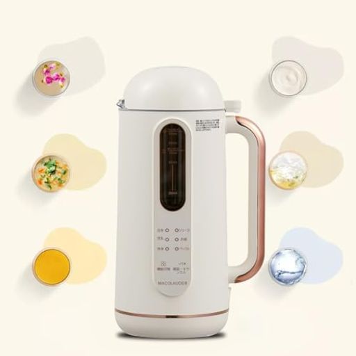 多機能調理モード:豆乳28分、保温恒温55°C、ジュース1.5分、花茶15分、お粥28分、洗浄1分、ペースト28分など、様々な調理モードを搭載し、日々の食生活を豊かにします 乾燥豆でもOK:大豆を水で浸けず、ワンタッチだけで操作でき、あったか豆乳、コーンジュース、セロリジュースなど。雑穀、野菜、果物はもちろん、赤ちゃんの離乳食などの様々な食材を素早く粉砕し、豊富なお料理に活用できます。誰でも手軽に毎日使いたくなり、初心者も使いやすいです 700ml/900ml大容量:出来立ての豆乳で良質なタンパク質と食物繊維を摂取でき、新鮮な大豆や野菜など具材に熱を加えて撹拌まで全自動で調理してくれるので、約28分で本格的な豆乳、ポタージュが作れます。容量は700ml(温かい飲み物)・900ml(冷たい飲み物)で一度に軽めの1~3人分は作れます。美と健康を求める人、ワークアウト愛好家、主婦や育児中のママなどにとって便利なアイテムです 高品質なモーター・お手入れ簡単:フードレベルステンレス製丈夫な刃ブレード10枚を採用し、優れた400W(加熱)と250W(ミックス)のパワーモーターを搭載します。