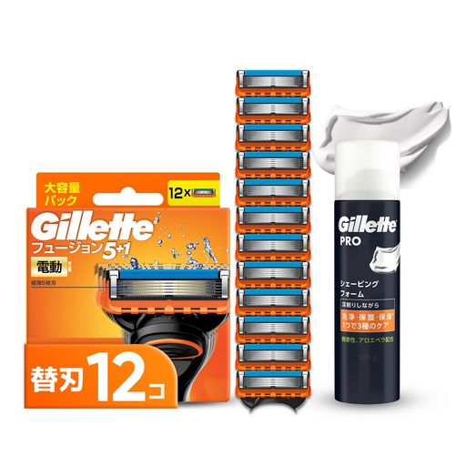 New! 世界売上No.1ジレット 剃り残しゼロでクリーンな素肌へ