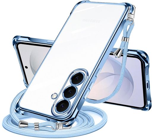 NISIILNG Galaxy S26 用 ケース クリア ショルダー galaxy s26 SG-51G SCG36 スマホケース ギャラクシー s26 カバー 肩掛け 斜めかけ 縄掛けケース 透明 TPU 薄型 耐衝撃 紐付き 斜めがけ