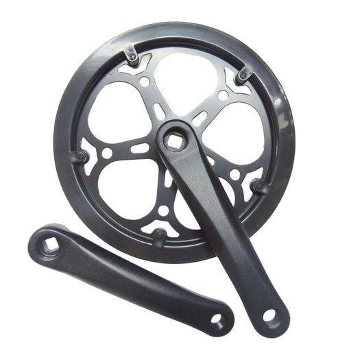 Itisyou自転車クランクセット52Tスクエアシャフト対応170mm軽量中空クランクアームシングルスピード・ロード/折りたたみ自転車に最適