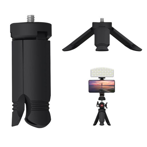 Other - RICISUNGミニ三脚卓上三脚スマホスタンドシンプル三脚軽量小型ミニ三脚ジンバルスマホ三脚折りたたみ耐荷重1.3kg(ブラック)