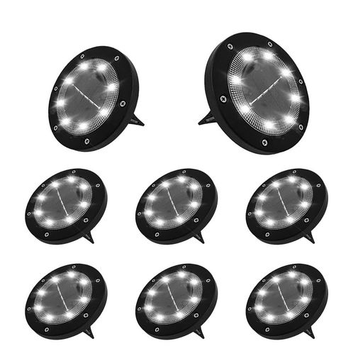 屋外 「8LEDより明るくに」8LEDに比べ,8LEDはより明るく、より良い雰囲気を引き立てる 「様々な環境に適応」 ソーラーライトは304ステンレスケースを採用し、より丈夫で錆が付けにくく長持つ。庭園、芝生、ベランダ、小道、玄関など様々な環境に幅広く使用され、スペシャルな雰囲気が味わえる。 「簡単でご利用」ソーラーライトの両足を芝生に差入れるか、或いはノリで地面に固定させれば設置完了。スイッチを入れ、6~8時間ほど日光を浴びさせると、夜間に10時間ほど照明できる。光学センサーの制御で、自動的に昼間にライトオフ、夜間にライトオン。 「IP65防水で長持ちする」防水性がバッチリで、長時間雨水中にご利用できる。低温、高温な劣悪な環境に対応できる。 「頼める顧客サービス」製品に問題点や何かご質問がありましたら、お気軽にご連絡ください。