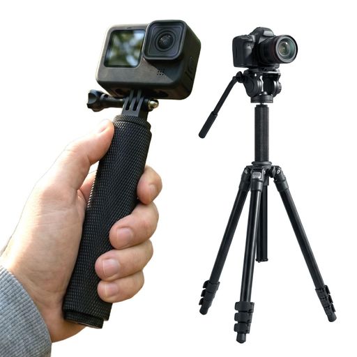 KKLM 三脚 延長ロッド 高さ継ぎ足し 接続 三脚用延長ロッド 黒 アルミニウム製 1/4...