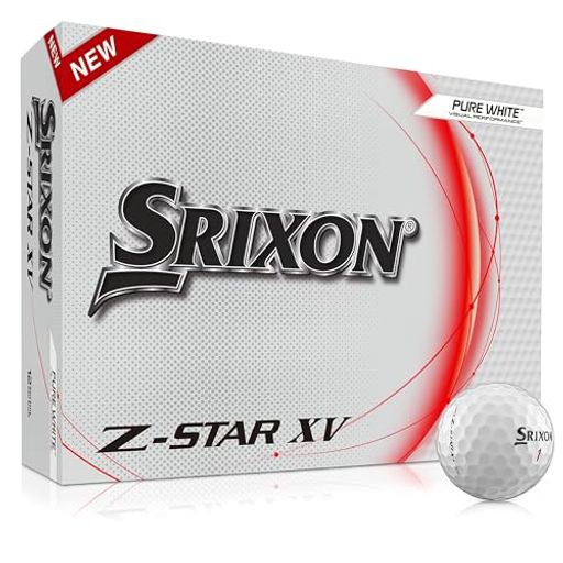 SrixonZStarXV8-ダースプレミアムゴルフボール-ツアーレベル-パフォーマンス-ウレタン-4ピース-プレミアムゴルフアクセサリーとゴルフギフトホワイト