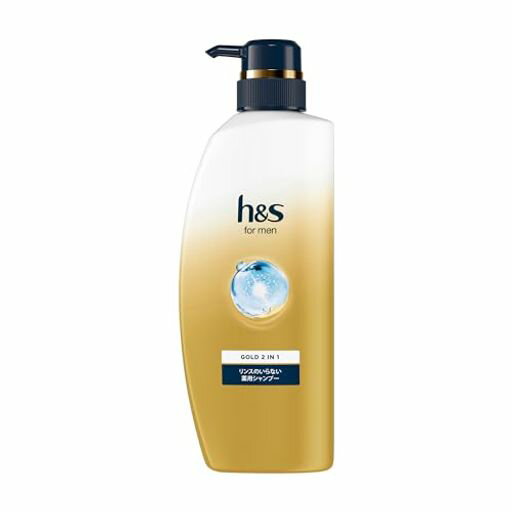 Shampoo - h&sformen2in1リンスインシャンプー350gポンプゴールドエイチアンドエスフォーメン
