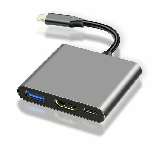 USBTypecHDMIアダプタタイプc【2025高機能版】hdmi変換SK-CinDa4K解像度hdmiポートUSB3.0高速ポートタイプ100WPD急速充電ポート変換アダプタUHDMacBook/iPadPro/iPhone16/Hua...