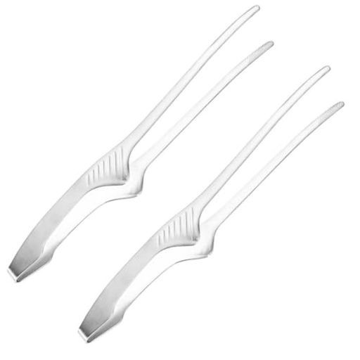 【パッケージ内容】2個セット【重量】約60g。ご注意:二つの焼き肉用トングのサイズや長さに差があることは正常な現象です。ただし、片方の焼き肉用トングの両側の長さが一致しないために使用できない場合は、すぐに私にご連絡ください。迅速に対応させて...