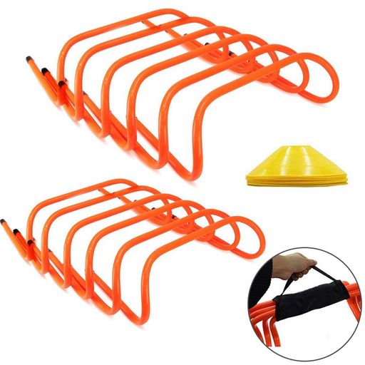 Voodansハードルトレーニングスピード・敏捷性強化(高さ16cm)(12個セット)