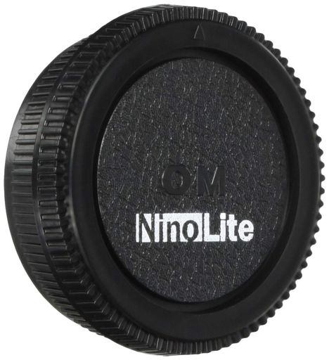 NinoLite キャップ2個セット オリンパスOMマウントレンズ用リアキャップ と カメラ...