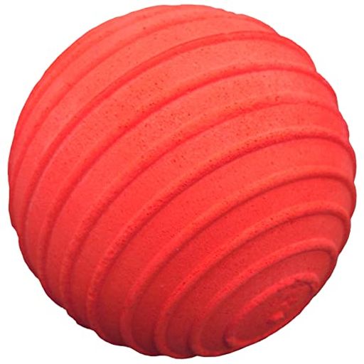 運動用 商品名:Rubb’n’Roll ソフトラバーボール M レッド ブランド名:MARTIN SELLIER 生産国:スペイン サイズ:高さ14.9cm x 幅6.9cm x 奥行6.9cm 重量/容積:96g