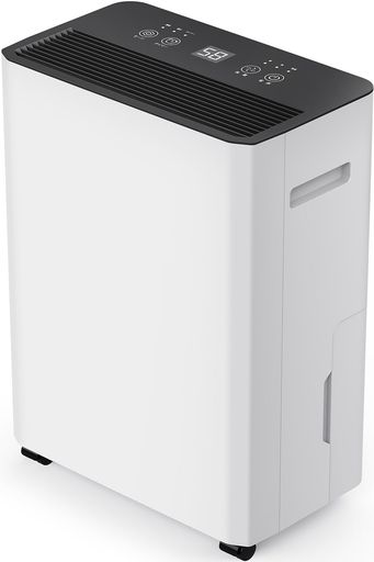 GEKETY除湿機コンプレッサー式強力30畳12L/日衣類乾燥除湿器2.5Lタイマー/湿度センサー/キャンスター付..