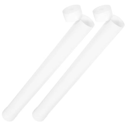 Bilaidaプラスチック製郵送用チューブキャップ付き2個パック配送用段ボール設計図アートワークポスター超厚手ポスターアートプリント多目的書類保管(5x60cm)