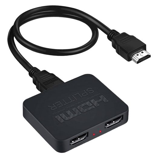 【HDMI 分配器 同時出力】HDMIスプリッター 1入力2出力は、1つのHDMI信号を2つの画面に完全同期で出力する設計です。家庭のリビングと寝室で同じ映画を楽しんだり、会議室で同じプレゼン資料を複数の画面に映したりと、さまざまなシーンで活躍します。※複製するだけで、拡張モードをサポートしません。 【4K@60Hz HDCP2.2 HDMI2.0b 高解像度】HDMI 分配機は、4K@30Hz、2K@60Hz、1080p@120Hz、3D、1080Pの解像度をサポートします、双画面完全同期により色味の差異・表示遅延ゼロ、付属の高品質USBケーブルで安定供給。家族や友人と迫力のある映像体験を同時に楽しめます。※4K出力には入力源・出力機器・ケーブル全ての4K対応が必要。 【プラグアンドプレイ接続簡単】HDMI SPLITTER 1 in 2 outと付属の高速HDMIケーブルとUSB給電ケーブルをつなぐだけですぐに使用可能。超小型サイズ:6.2x5.2x1.2cm(ポケット収納可能)さなHDMIスプリッター1入力2出力は外部ドライバーが不要で使いやすく、持ち運びが簡単で、旅行に便利です。