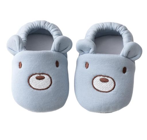 [ITODA]1〜2歳ベビーシューズ滑り止めスリッパ秋冬用かわいい動物子供用ルームシューズ綿柔軟防寒キッ..