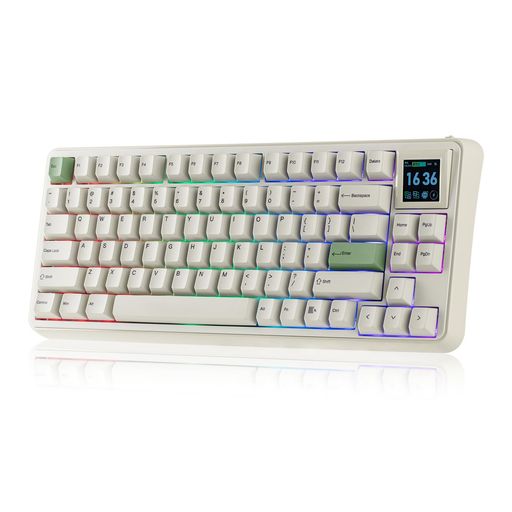 EPOMAKER RT75 レトロワイヤレスゲーミングキーボード 75% テンキーレス メカニカルキーボード ガスケット構造