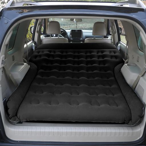 Falala車中泊マットしゃちゅうはくマットレス車中泊SUV&MPV汎用12cm最大厚さエアーマットコンパクト収納車用電動ポンプ付き防水防潮素材カー用品車内泊キャンプ用品快適空間仮眠旅行用ア…