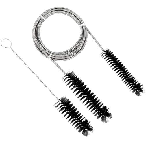 WFGKPXCパイプブラシ排水溝ブラシワイヤー排水管掃除折り曲げ螺旋式柔軟折り畳み可能折り曲げ詰まり取り髪の毛を掃除詰まり解消トイレ風呂キッチン用チューブ用クリーニングブラシブ…