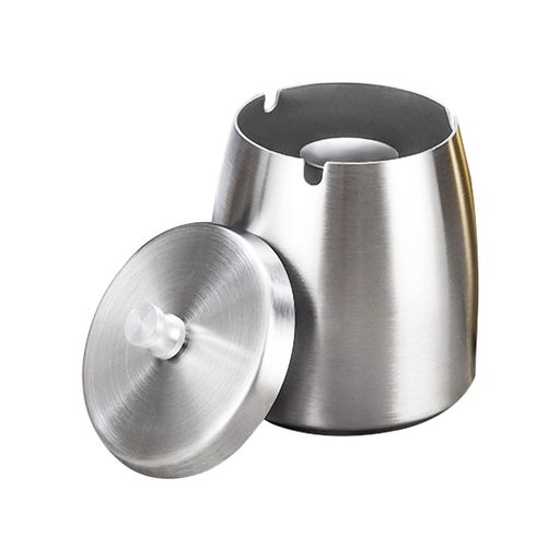 Itisyou蓋付きステンレス製灰皿防風防塵防臭機能付き屋内外での使用に適しており屋外のテラスやバルコニーに最適です