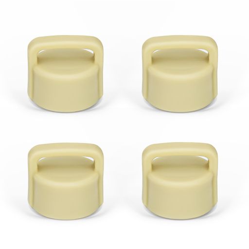 TYESO - TS-8848A/Bタンブラー 用交換ストロー注ぎ口キャップ 予備のキャップ 小蓋 蓋 注ぎ口キャップ 4セット (カップおよびその他の付属品は含まれない)