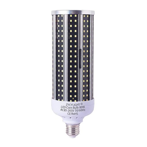 乐天商城 - LEDコーンライトトウモロコシ型80WLED電球E39口金8000LM6000K450-500W白熱電球相当超高輝度省エネ長寿命倉庫・納戸・駐車場・車庫・工場・屋内ガレージなどに対応(昼光色80W)1個入