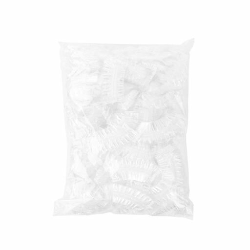 Bath Goods - KQHOMEI耳キャップ耳カバー100枚入り使い捨て透明イヤーキャップ耳カバー男女兼用毛染め髪染め業務用美容院パーマキャップ耳保護フリーサイズ