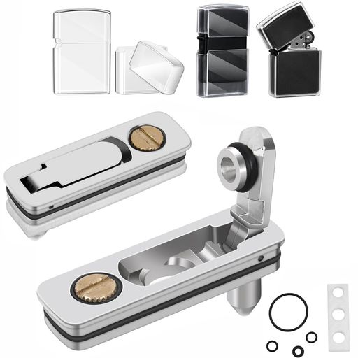AUTAKIオイル揮発防止メタルパッドジッポオイルライター専用軽量保護ケース揮発漏れ防止ジッポライター修理パーツ保守部品適用Zippoライターゴムパット部品メタル製ジッポメンテナンス…