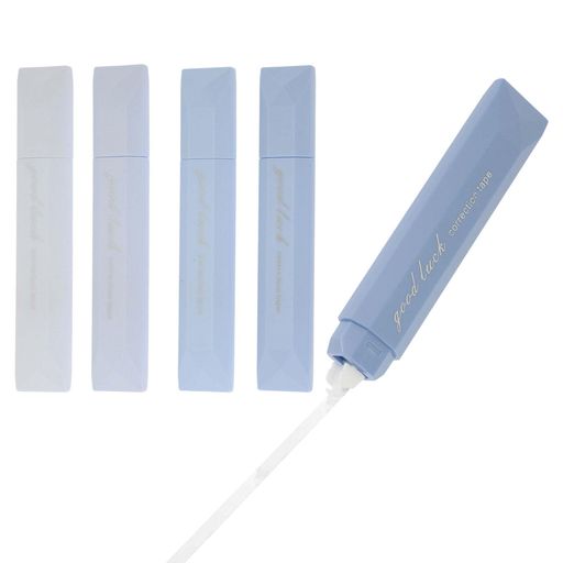 GLIDESMOOTH 修正テープ キャップ式 5mm幅 6m 修正用品 大容量 携帯便利 文房具 学...