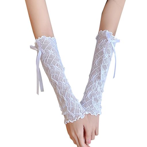 【アームカバーレース】:アクリル繊維とポリエステルを使用した、軽量で透け感のある爽やかな袖口。着心地がよく、通気性に優れ、熱や湿気を素早く放出します。伸縮性のある生地でフィット感があり、長時間着用しても蒸れにくく、いつも爽やかな着心地です。...