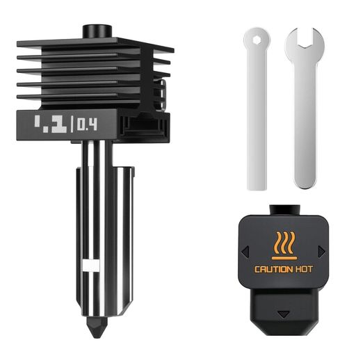 樂天商城 - 0.4mmH2DComboホットエンドクイックスワップ硬化スチールノズル高温エクストルーダープリントヘッド交換用シリコンカバー付きBambuLabH2DCombo/A1/A1ミニ3Dプリンタと互換性あり