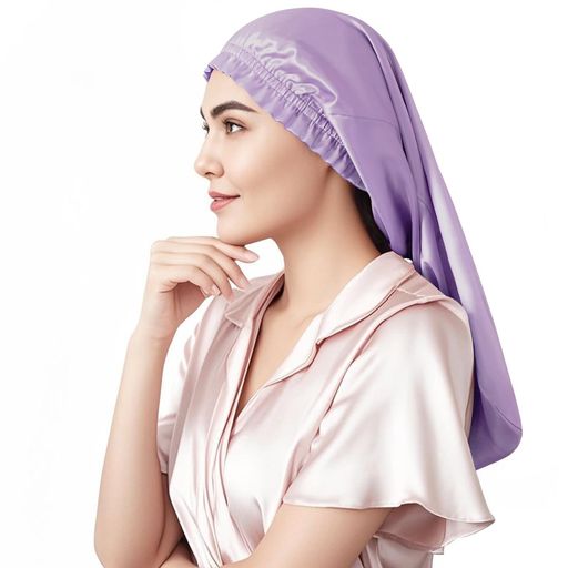 [SERPAGN]【在庫処分セール】シルクナイトキャップ6Aクラスシルク100%天然ヘアキャップお休みキャップ..