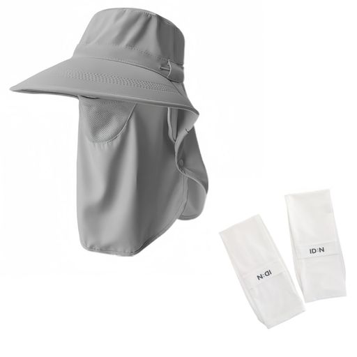 [XINYUELI]サンバイザーレディースUVカットUPF50+日焼け防止つば広日よけ帽子キャップ春夏サファリハット日除け帽子超軽量吸湿速乾メッシュ花粉日焼け帽子折りたたみ釣り登山アウトドアス…