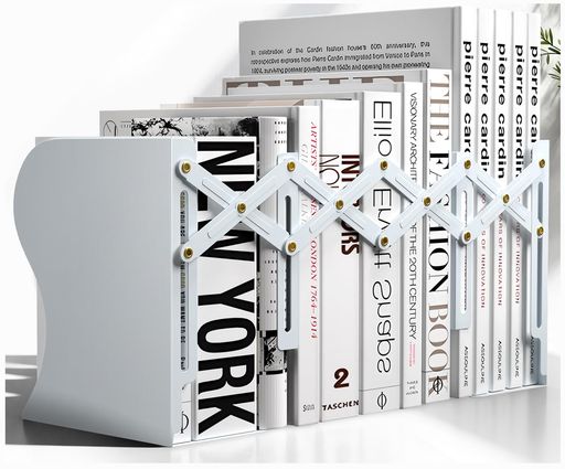 ALIOBC本たてブックエンド伸縮倒れない大型書類A4ファイル収納金属製厚い本立て卓上ブックスタンド雑誌書籍CD教科書事務用品学習子供部屋オフィスデスク整理多機能本棚丈夫おしゃれホ…