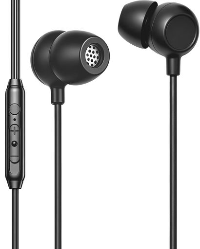 寝ホン 有線 睡眠用イヤホン Type-C iPhone15/16/17 対応 超軽量超快適 側睡圧迫感なし ノイズ遮断 マイク内蔵 通勤勉強安眠兼用 Android/iPad 対応(ブラック L型 タイプcジャック)