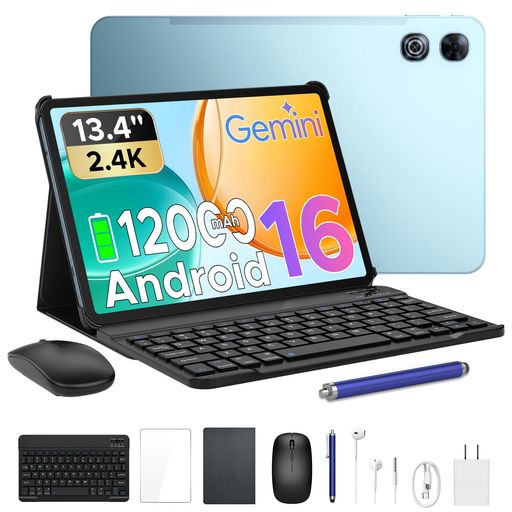 【13.4インチ・120Hz・Widevine L1】13.4インチFHD+大画面と120Hz高リフレッシュレートを採用し、スクロールや動画を滑らかに表示。Widevine L1認証・Netflixにも対応し、高画質な動画視聴を楽しめます。電子書籍、オンライン授業、在宅ワークにもおすすめの大画面Androidタブレットです。 【Android 16・Gemini AI対応】P13はAndroid 16を搭載した13.4インチ高性能タブレット。Gemini AIに対応し、検索、文章作成、翻訳、学習などをAIがサポート。UNISOC T7280 8コアCPUを搭載し、動画視聴、Web閲覧、SNS、オンライン学習なども快適に楽しめるWi-Fiモデルです。 【48GB RAM+128GB ROM】48GB RAMと128GBストレージを搭載し、アプリや写真、動画、仕事用ファイルをたっぷり保存可能。さらにTFカードで最大2TBまで容量を拡張できます。マルチタスクにも対応し、仕事・学習・エンタメまで幅広く活躍します。※48GBは物理RAM+拡張RAMの最大容量です。