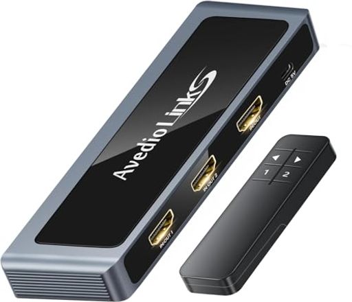 【双方向切替・1台2役】 2入力1出力(切替器)と1入力2出力(分配器)の両対応。hdmi 切替器 switch2対応として、2台のHDMI機器を1台のディスプレイで切替、または1台の機器を2台のディスプレイへ出力可能。※同時出力は非対応(常に1画面のみ表示)※一部機器では切替に3〜6秒かかる場合があります。 【Ultra HD 4K120Hz・ゲーム向け】 4K@120Hz/144Hz/60Hz・1080P@240Hz対応で、滑らかな映像と低遅延を実現。hdmi 切替器 8kとして、PS5・Xboxなどの次世代ゲーム機でも快適に使用でき、動きの速いシーンでもスムーズな映像表示に対応します。 【8K@60Hz高画質・次世代ゲーム対応】 8K@60Hz・4K@120Hzに対応し、PS5やXboxの高精細映像をそのまま出力。VRRやDynamic HDRにも対応しており、映像のカクつきや遅延を抑え、滑らかでリアルなゲーム体験を実現します。
