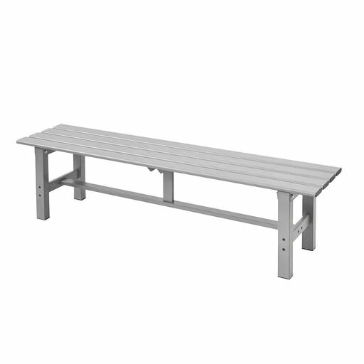 ガーデンマスター(Gardenmaster) アルミ縁台 幅150x奥行36x高さ40cmガーデンベンチ...
