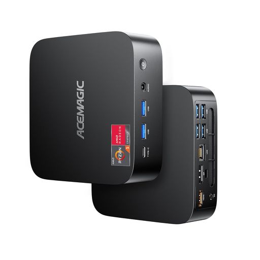 ACEMAGICミニPCAMDRyzen57430Uminipc6コア/12スレッド4.3GHz32GBDDR4512GBSSDミニパソコンType-C/HDMI/DP4K60Hz3画面メモリとストレージの増設可