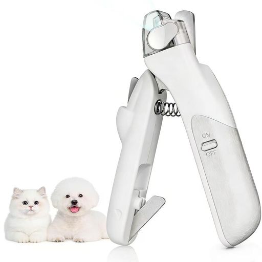1.【LED ライト内蔵+安全設計】犬爪切り・猫の爪切り専用仕様!内蔵 LED で爪の血線を鮮明に照らし、切りすぎや出血を徹底防止。安全ロックスイッチが非使用時の誤作動を防ぎ、刃の摩耗も抑制。犬つめきり安全を最大限に保ち、小型犬から大型犬、猫まで全種類のペットに対応。 2.【高硬度硬化鋼ブレード】半月形の高品質硬化鋼刃が犬・猫の爪にフィット!切れ味抜群で爪をスピーディーに切断。防錆性に優れ、水洗いも OK で清潔さを維持しやすい、手軽なペット用品です。 3.【爪切り+研磨一体型】本体底部に研磨面を搭載した犬爪切り・猫の爪切り!切断後にその場でバリを取り、爪の縁を滑らかに仕上げるワンステップ作業。手間が省けて初心者にも超友好的。 4.【人間工学滑り止めハンドル+バネ機構】皮革風の弧線形滑り止めグリップは握り心地抜群!長時間操作しても手が疲れにくい。内蔵バネで小さな力でもスムーズに切断可能で、力の弱い方や初心者でも、小型犬をはじめ各種ペットの爪切りを簡単にこなせる。 5.【透明収納カバー+コンパクト設計】透明収納カバーが爪の飛散を防ぎ、180 度回転で片付けもラクラク。