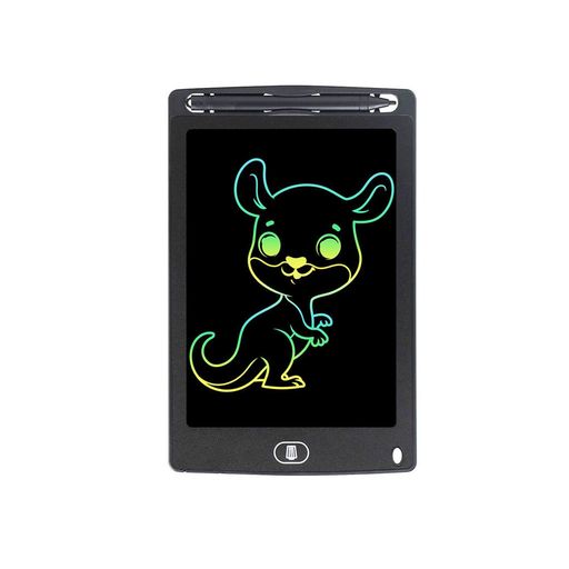 【仕様】8.5インチカラー液晶ペンタブレット(ブラック)。 【バッテリー】CR 2025ボタン電池。 【誤消去防止ロック】本体側面のスライドスイッチで消去機能をロックでき、誤ってボタンを押して内容が消去されるトラブルを徹底防ぎます。職場の重要なメモや作成した各種作品など、大切な情報を安心かつ確実に保管できる実用的設計です。 【ワンタッチ消去】本体中央の消去ボタンを軽く押すだけで、画面内容を一瞬でクリア。紙やインクを一切使用しないため、何度でも循環利用可能。紙資源を節約するだけでなく、ランニングコストも抑えられる、環境に優しいアイテムです。 【ご使用上の注意】1.以下の環境でのご使用はお避けください:温度が急激に変化する場所、気温 40°Cを超える高温環境、気温 0°Cを下回る低温環境、強い日光や紫外線が直射する場所、粉塵の多い場所、湿気の多い場所。また、製品を水に濡らしたり、いかなる液体に浸したりすることも禁止します。2.画面の破損を防ぐため、尖ったものや粘着性のある物品で画面に触れないでください。製品を垂直に地面に落下させたり、他の物体から強い衝撃を受けさせたりすることもお避けください。