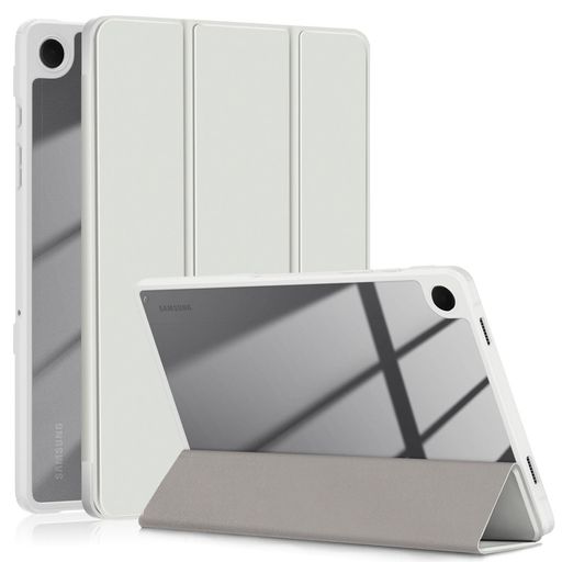 キャリングバッグ - Disonbeir対応GalaxyTabA9+11インチケース背面透明クリアイラスト印刷プリントギャラクシーTabA9+用カバー透明クリアケース三つ折りスタンドオートスリープ耐衝撃軽量お洒落グレー