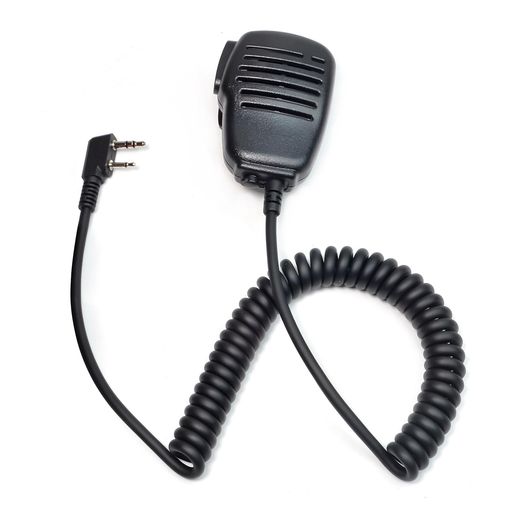 2ピンコネクターを採用するICOM製機種、KINBOSHI製機種、Wedge Talkie WED-NO-001等に対応。 マイク本体はIP54の防沫・軽度な防塵に対応する業務仕様。 余裕の耐圧1Wスピーカーで大音量にも対応。高品質のスピーカーとマイクがクリアな音声を実現。 3.5mmΦモノラルのイヤホンジャックを搭載。 マイク裏側には回転式クリップを搭載。