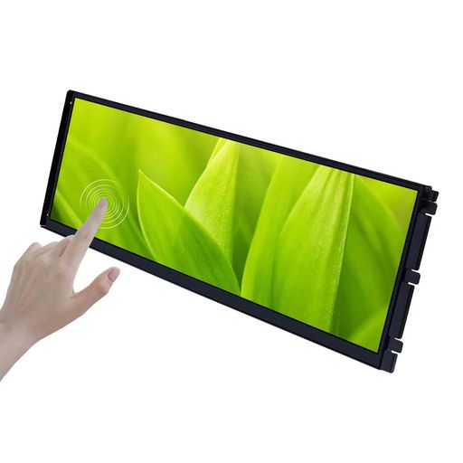 VSDISPLAY 14.5インチ タッチ搭載 IPS LCD キット 解像度2560x720 対応 Y70 Aida64 CPU GPU PCケース ディスプレイ (ブラック)