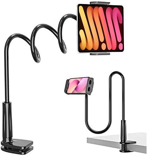 1.「実用性最高・優れた耐久性」フルシキブルアームの内蔵は航空用アルミニウム合金を採用し、外装は高級PVC採用しています。デバイスの重量を簡単に耐えられます。オフィス/寝室/車/キッチン/リビング等、どんな場所でもご自由に使用可能です。やや...