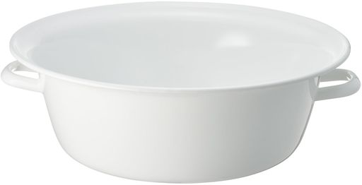 野田琺琅たらいホーロー40cmホワイト日本製TAー40