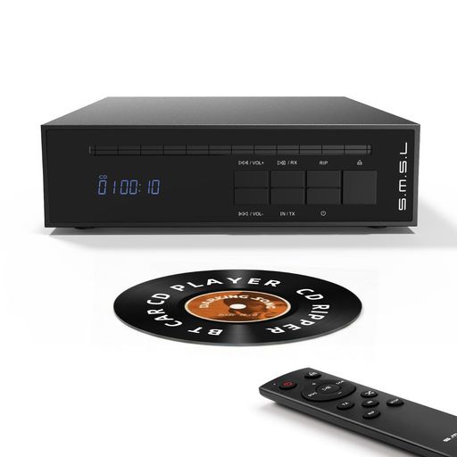 AOSHIDAのSMSLPL20HiFiCDプレーヤー家庭用CDリッピング対応Bluetooth