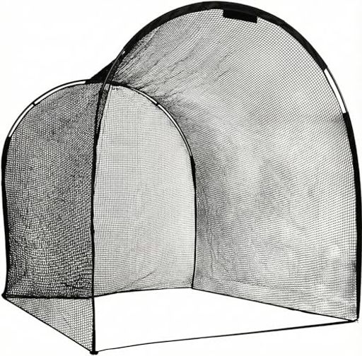 HiGoodバッティングケージ野球練習用防球ネットバッティングネット屋外自宅折りたたみ3x4x3m